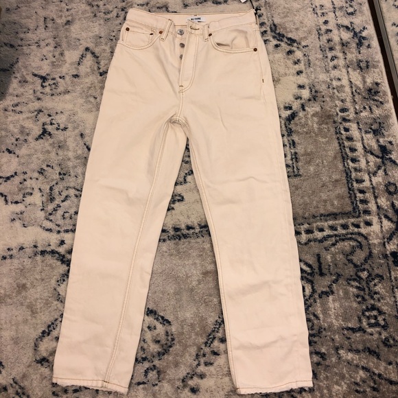 Re/Done Denim - RE/DONE High Rise Stove Pope Jeans